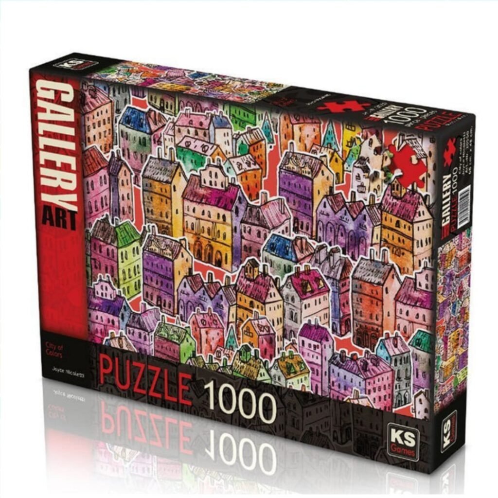 פאזל 1000 חלקים, עיר של צבעים