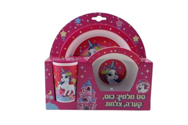 סט אוכל חד קרן