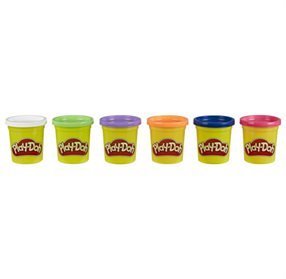 פליידו סט 6 בצקים צבעוניים Play-Doh